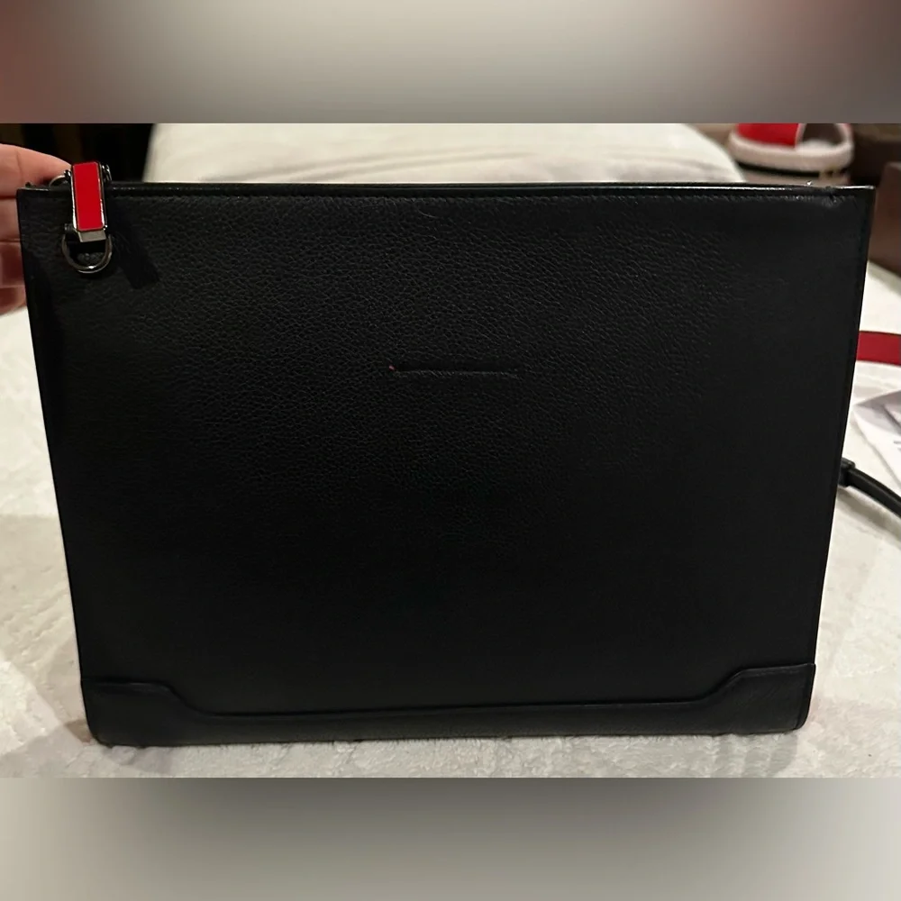 Christian Louboutin Studded Black Crossbody Bag clutch excellent condition - Picture 3 of 13